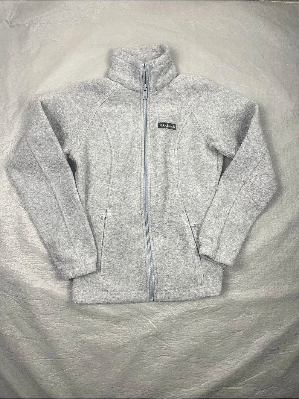 Columbia Women's Benton Springs Full Zip Fleece Jacket Gray XS